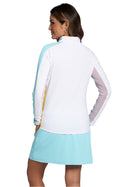 IBKUL Color Block L/S Mock Neck