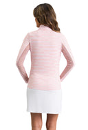 IBKUL Striped L/S Mock Neck