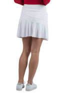 IBKUL White Flounce Skort