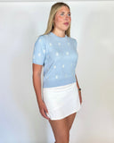 Short Sleeve Lily Par Sweater