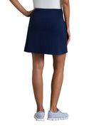 IBKUL Navy A-Line Skort