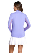 IBKUL Lavender Long Sleeve Mock Neck