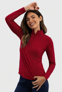 IBKUL Ruby L/S Mock Neck
