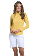 IBKUL Lemonade L/S Mock Neck