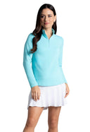 IBKUL Seafoam L/S Mock Neck
