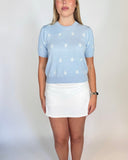 Short Sleeve Lily Par Sweater