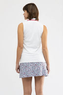 Alice Polo - White/Berry/Dew