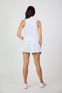 Alpine White Sleeveless Polo