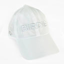White Puff Tonal Birdie Hat