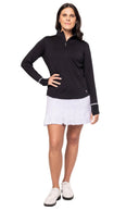 Golftini Long Sleeve Fabulous Black Pullover