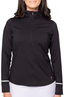 Golftini Long Sleeve Fabulous Black Pullover
