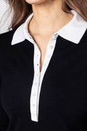 Golftini Button Polo Sweater