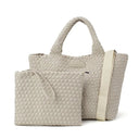 Classic Woven Bone Tote