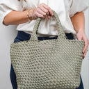 Classic Woven Stone Tote