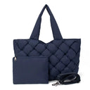 Cloud Woven Navy Tote