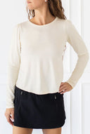 Cream Long Sleeve Crew
