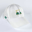 Cross-Stitch Golf Cart Hat - (Yellow/Green)