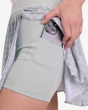 Double Down Skort Blue Craters