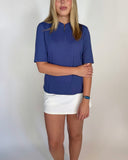 Velocity Short Sleeve Zippered Top