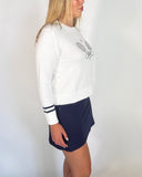 White Racquet Sweater