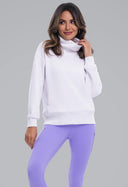 Waffle Knit Snuggle Funnel Pullover