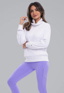 Waffle Knit Snuggle Funnel Pullover