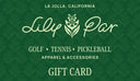 Lily Par Gift Card