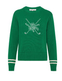 Green Golf Club Sweater
