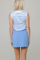 Blue Argyle Birch Polo