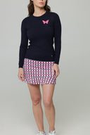 Golftini Butterfly Crew Neck Sweater
