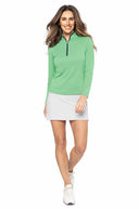 Cool Girl LS Mock Polo