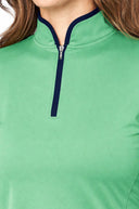 Cool Girl LS Mock Polo