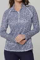 Navy Geo Hamilton Top