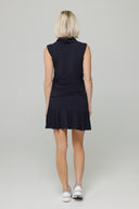 IBKUL Black Flounce Skort