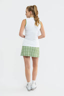 The Kennedy Top - White/Olive
