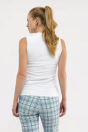 The Kennedy Top - White/Seasalt