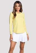 IBKUL L/S Crew with Mesh Lemonade