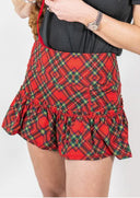 Colonial Plaid Lawley Print Skirt