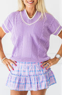 Tropic Plaid Lawley Skirt