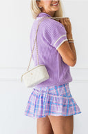 Tropic Plaid Lawley Skirt