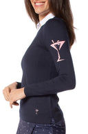Golftini Martini Crew Neck Sweater