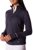 Golftini Long Sleeve Fabulous Mock Pullover