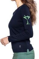 Golftini Martini Crew Neck Sweater