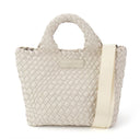 Mini Woven Bone Tote