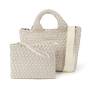 Mini Woven Bone Tote