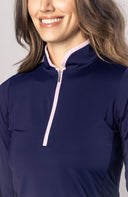 Cool Girl LS Mock Polo