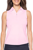 Golftini Sleeveless Zip Polo