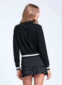 Rally Mock Neck Cardigan