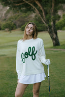 Riley Golf Script Sweater