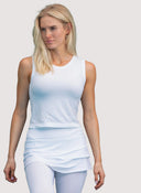 Seamless White Muscle Tank
